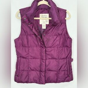 Eddie Bauer Purple Puffer Vest